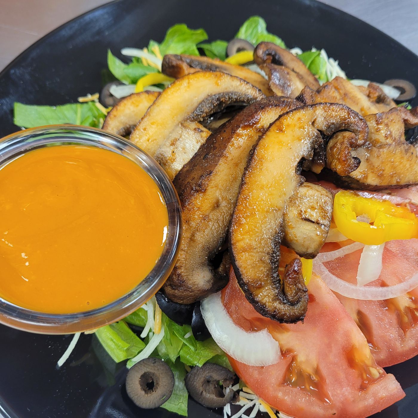 Artisan Portobello Salad at Pizza, Wings, & Things (P*DUBS) in Dunkirk, NY 14048 | YourMenu® Online Ordering