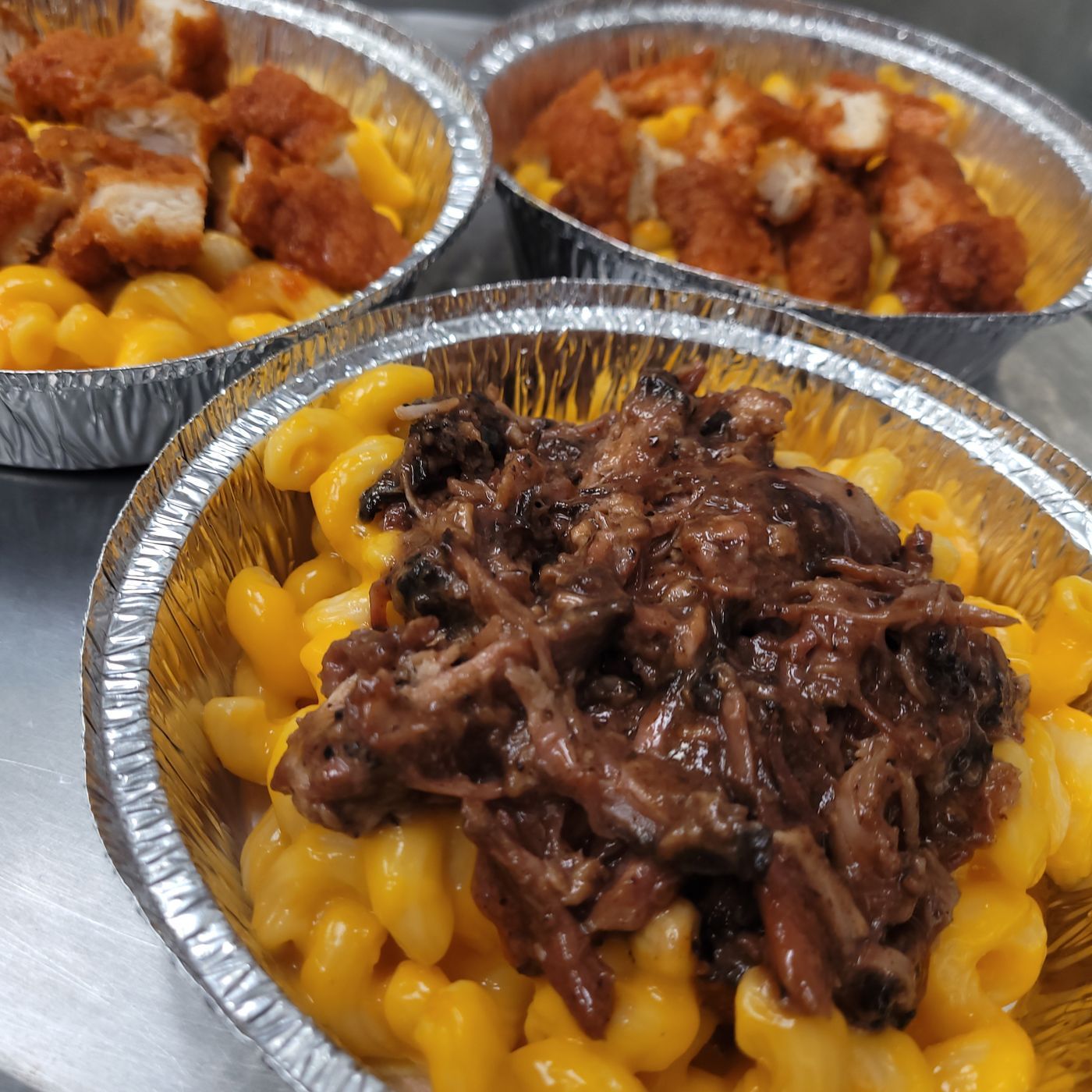 Honey BBQ Pork Mac at Pizza, Wings, & Things (P*DUBS) in Dunkirk, NY 14048 | YourMenu® Online Ordering