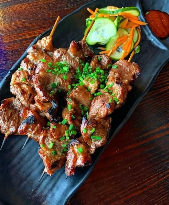 BBQ Pork Skewers