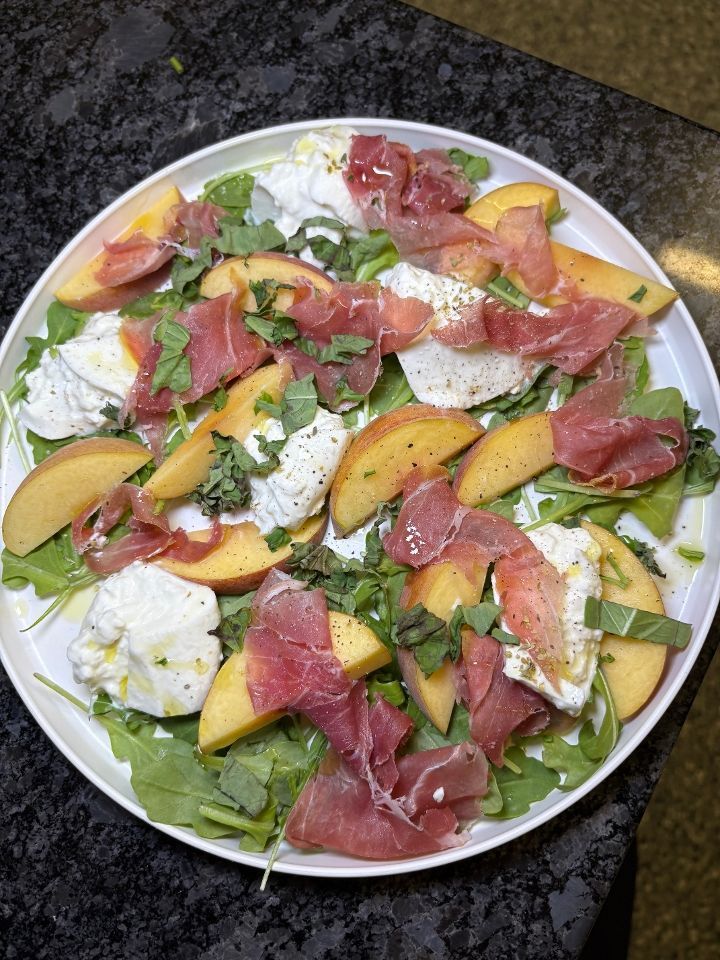 Burrata Peach Salad