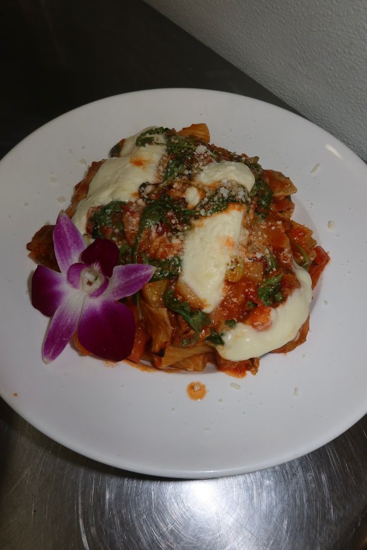 Rigatoni w/ Roasted Eggplant