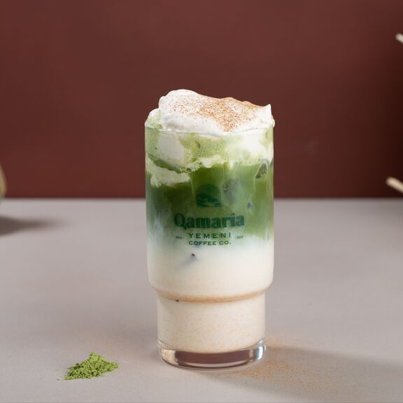 Iced Carrot Cake Matcha