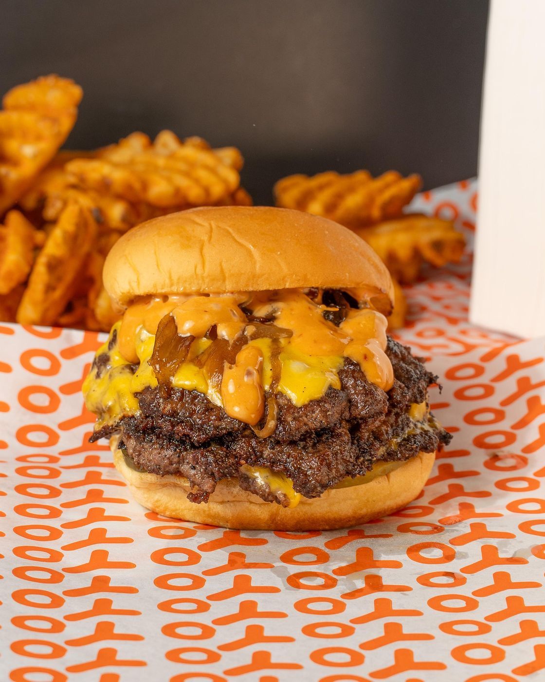 YoYo Triple Smash Burger Combo