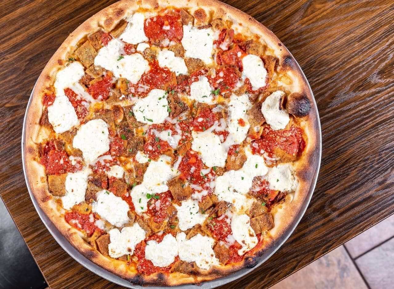 SAUTEED EGGPLANT PIZZA