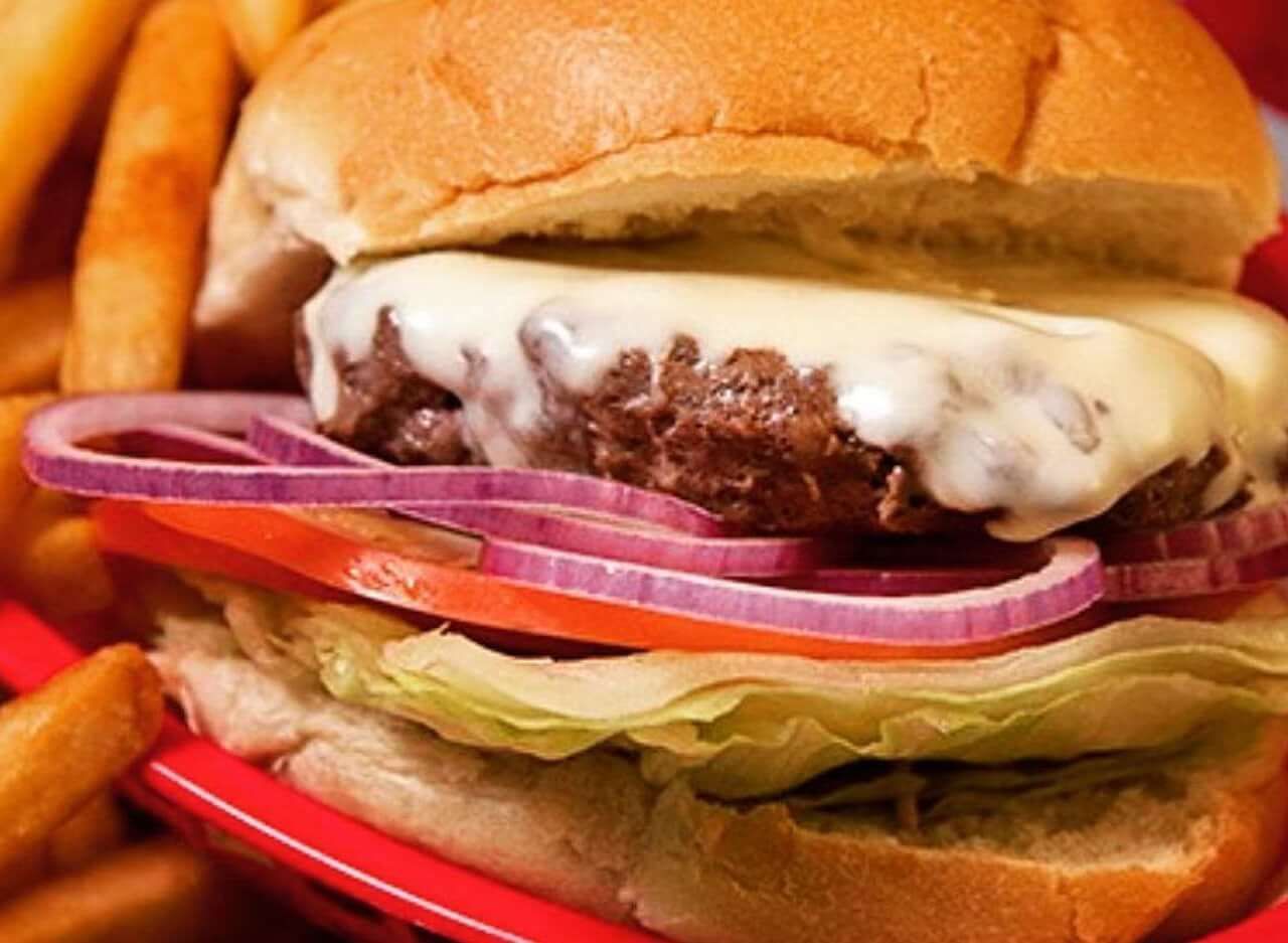 CHEESEBURGER WITH FRIES