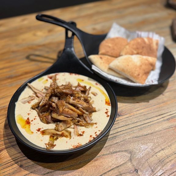 Hummus Meat Plate