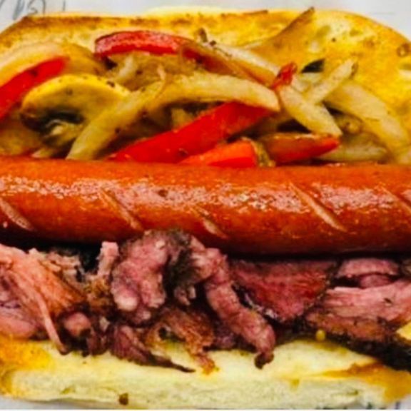 Fully Loaded Hot Dog