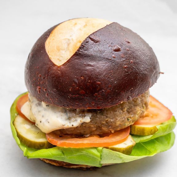 TRUFFLE ZUCCHINI CHICKEN BURGER