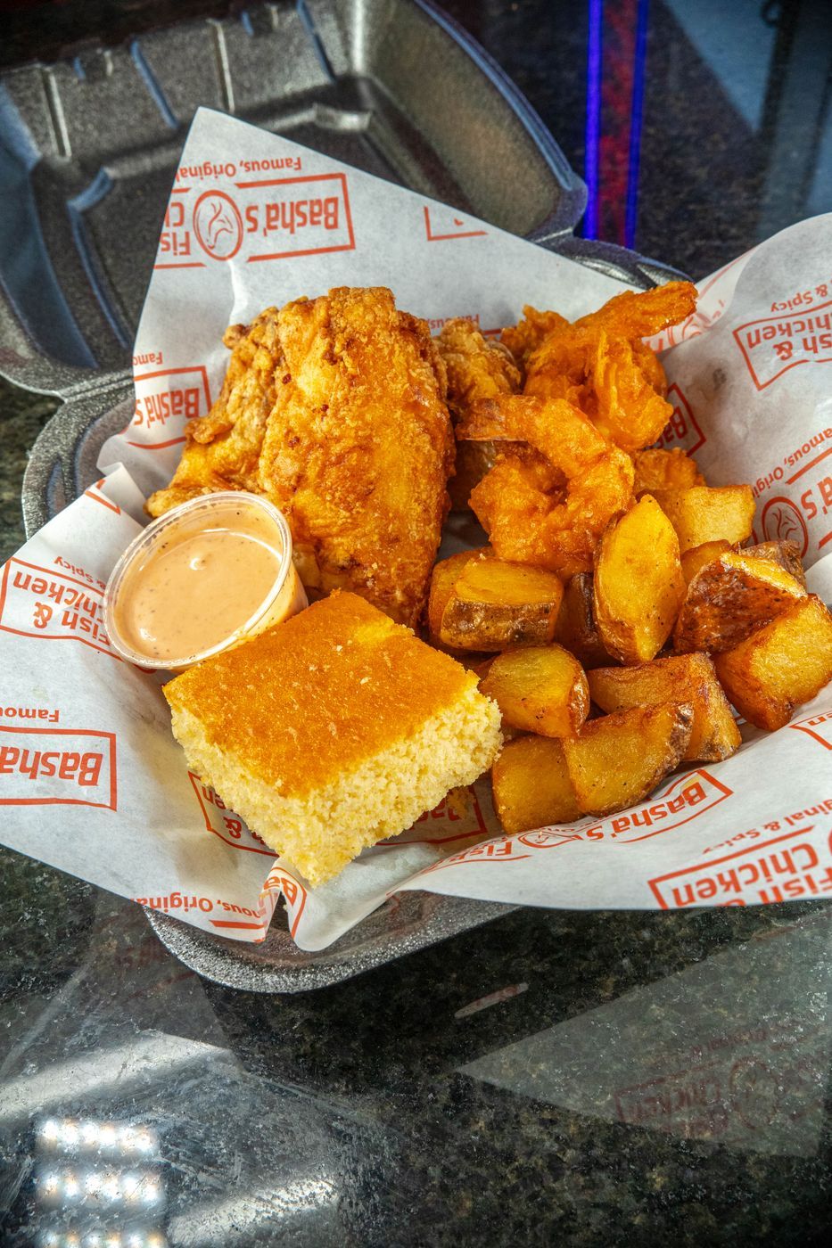 2 Piece Fish 5 Piece Jumbo Shrimp