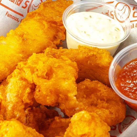 1 Piece Fish 5 Piece Large Shrimps