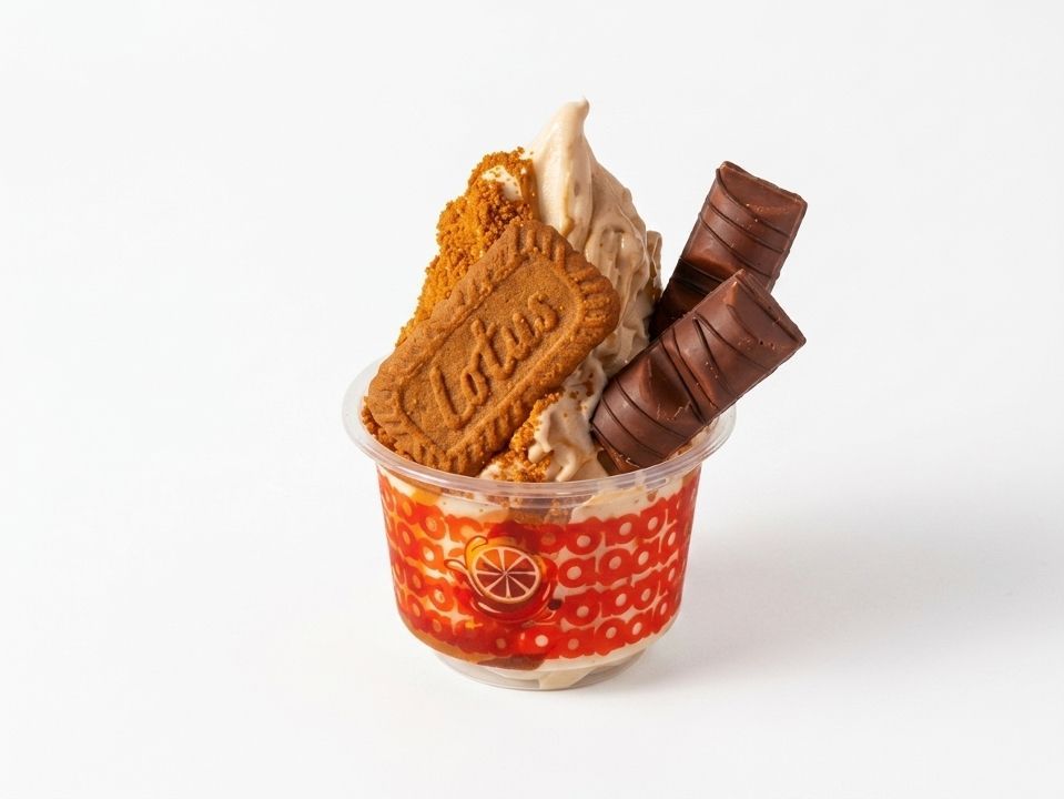 Kinder Lotus Ice Cream