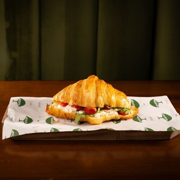 Feta-Tomatoes-Arugula Croissant