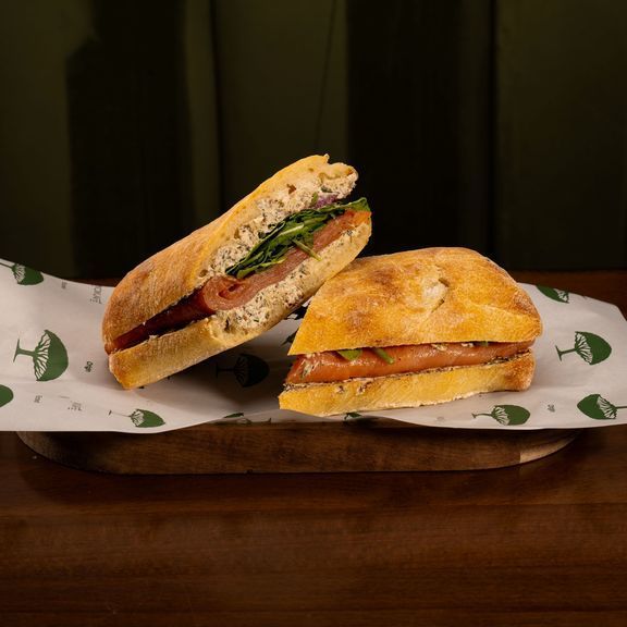 Smoked Salmon Sandwich