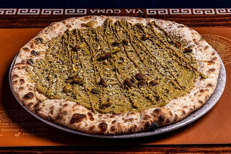 Pizza al Pistacchio