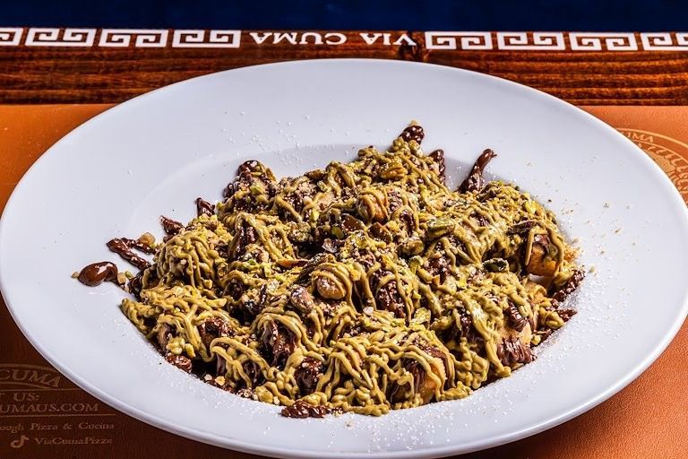 Angioletti al Pistacchio e Nutella