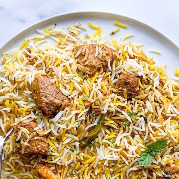 Chicken fry piece Biryani