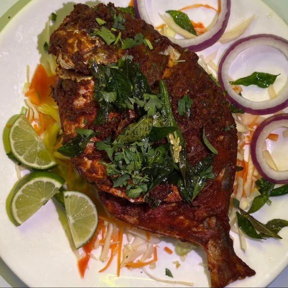whole fish fry