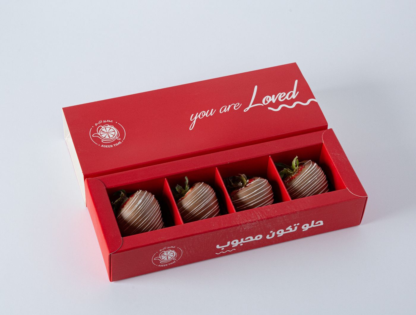 4 Pieces Chocolate Covered Strawberries