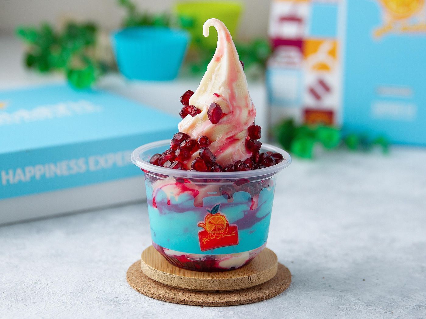 Ice cream Pomegranate