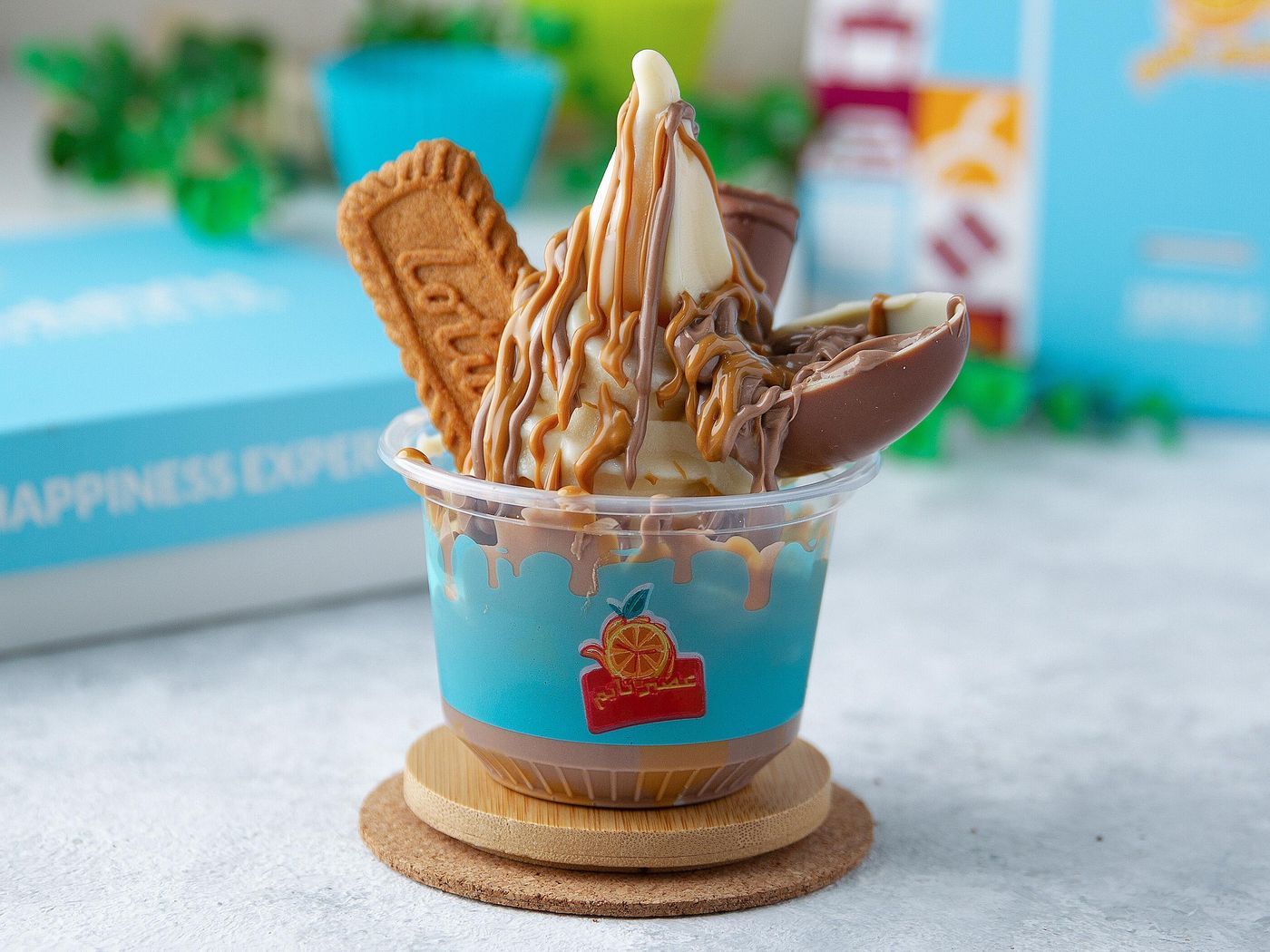 Kinder Lotus Ice Cream
