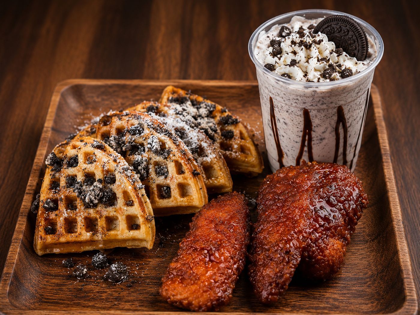 Chicken & Waffle Party Box