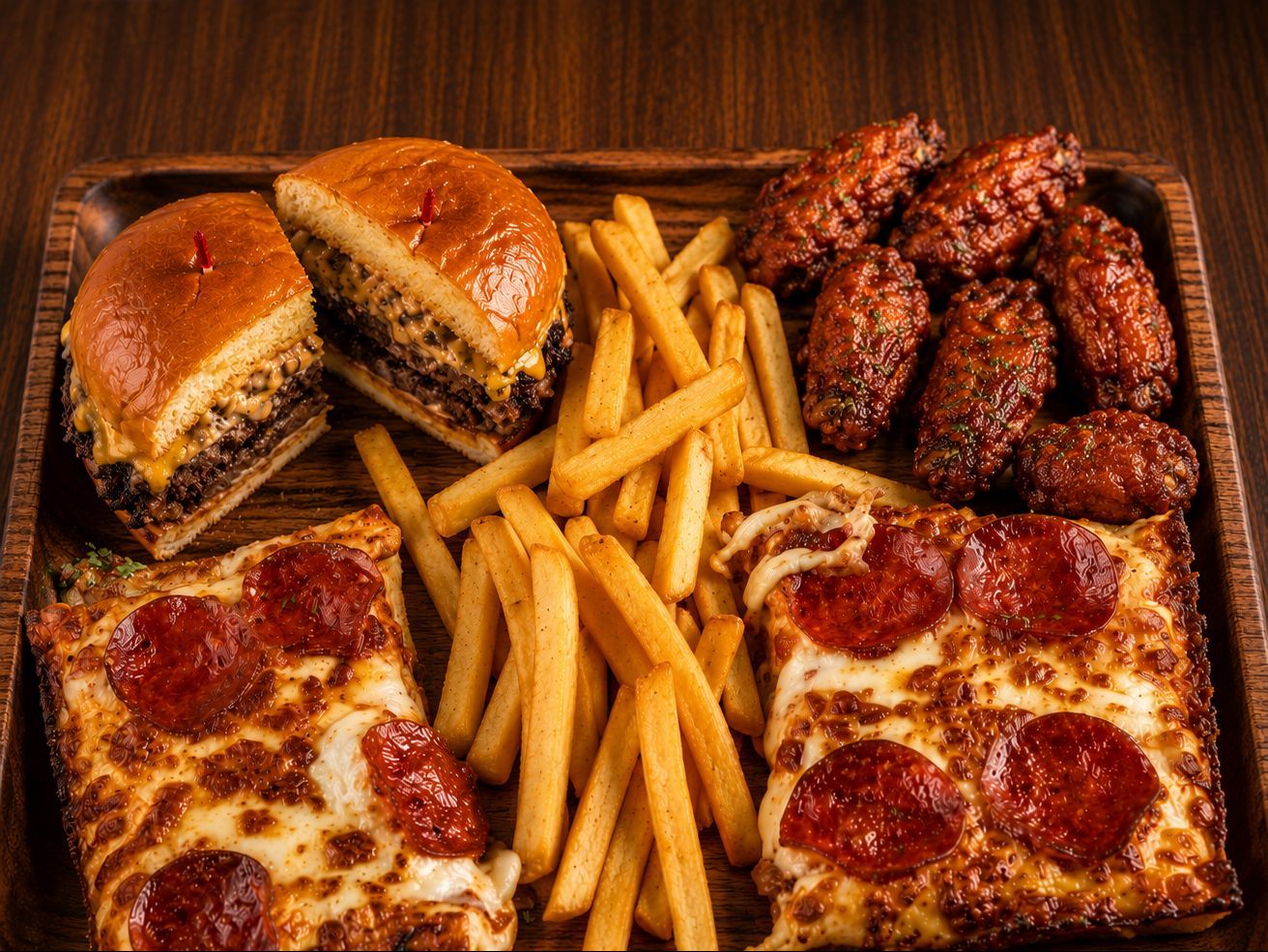 Smash & 6 Wings Party Box For 2
