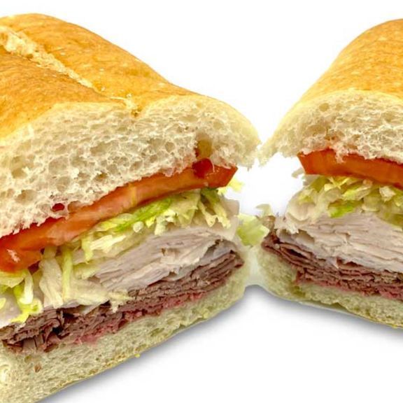 Roast Beef And Turkey Sub 8"