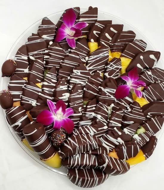 12 in Chocolate Dipped Platter