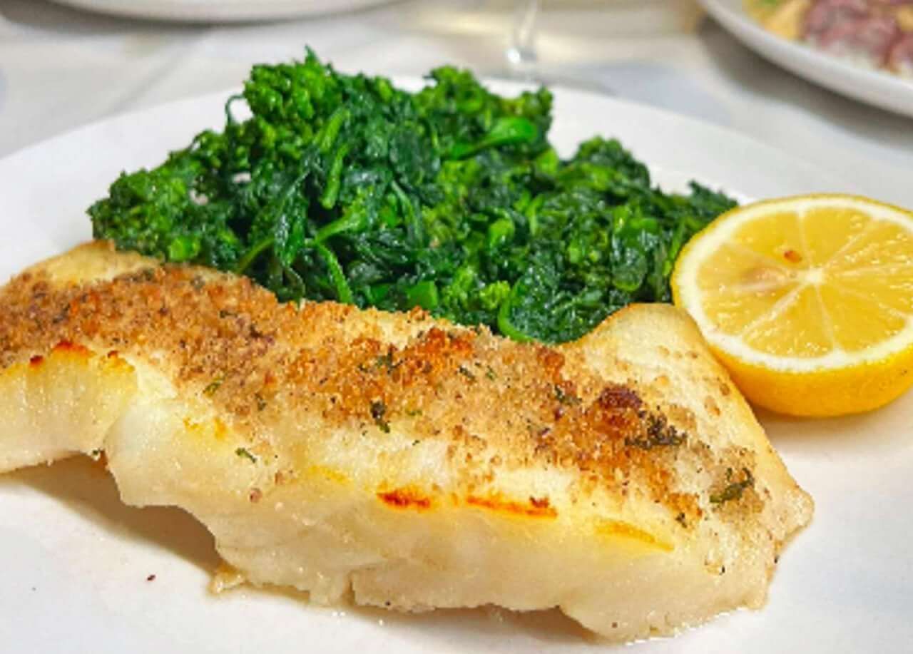 Seabass Oreganata