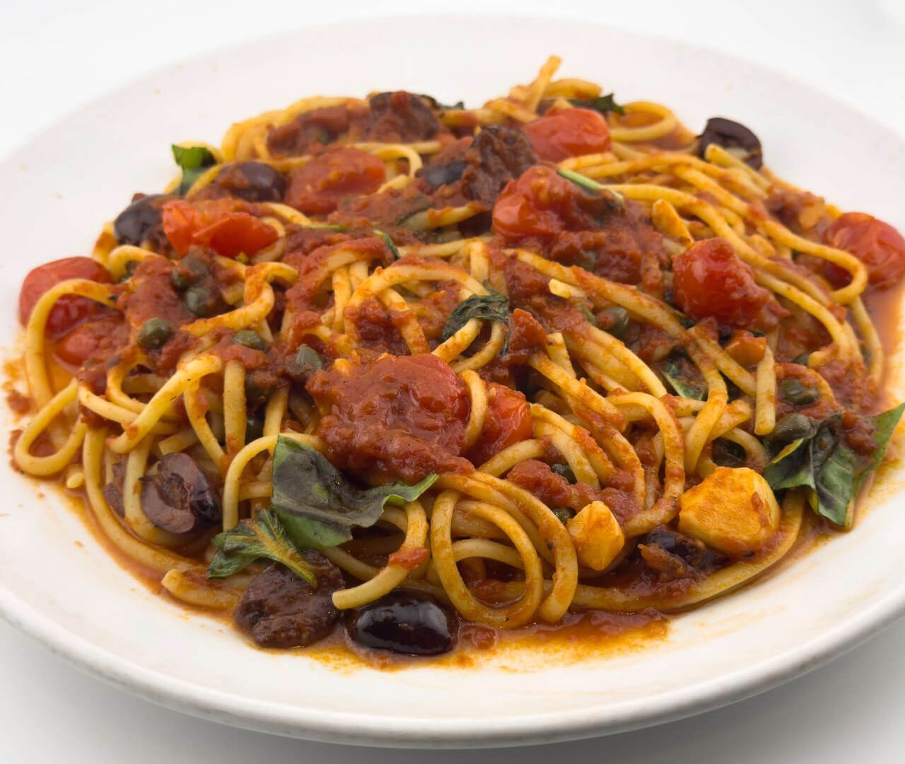 Linguini Puttanesca Lunch