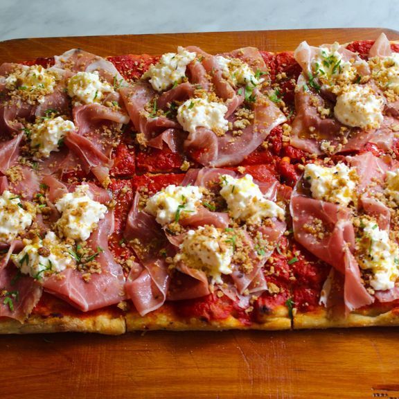 Burraprosciutto Pie