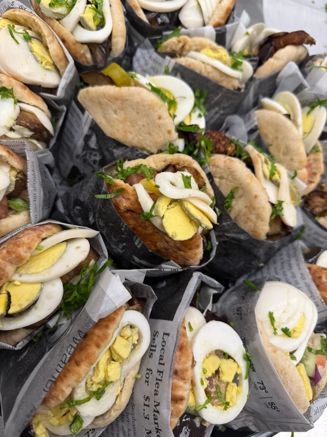 Sabich Sandwich