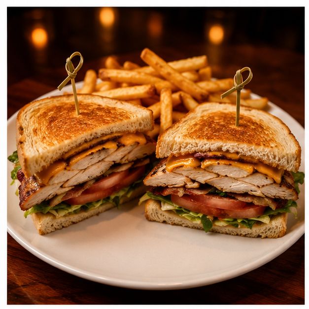 Grill chicken sandwich