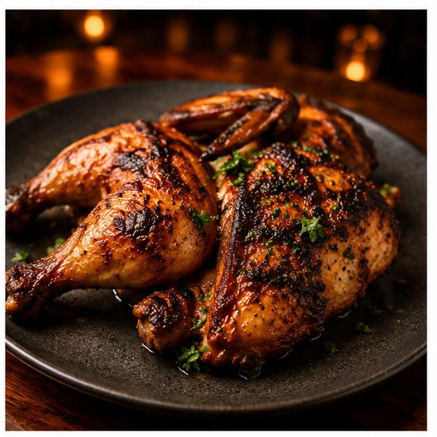Wood Fired Half Chicken