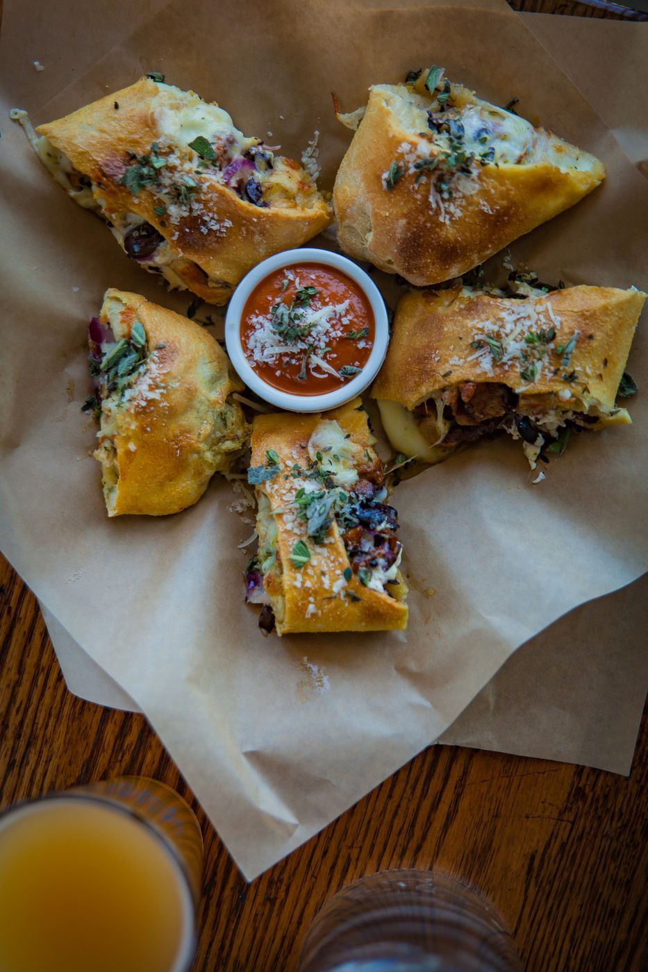 Roasted Chicken Stromboli