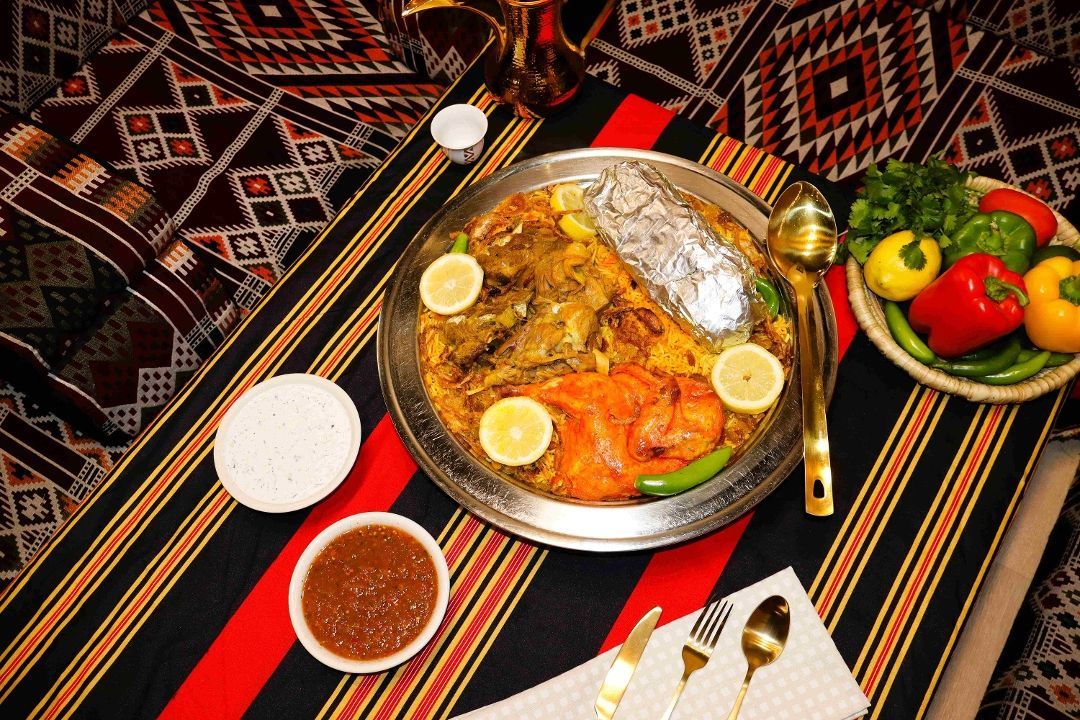 (No.1)Mixed Dishes of Mandi Lamb and Mandi Chicken