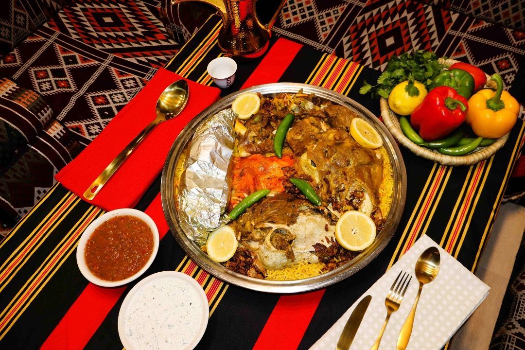 (No.7)Mixed Dishes of Lamb Head, Haneeth and Mandi