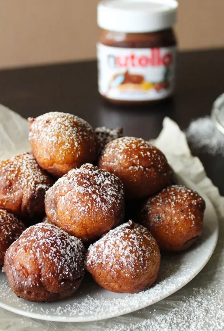 Fried Nutella Dough Balls