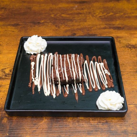 Chocolate-Dipped Brownie