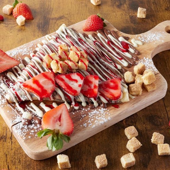 Strawberry Cheesecake Crepe