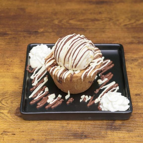 Chocolate Chip Lava Cake Sundae