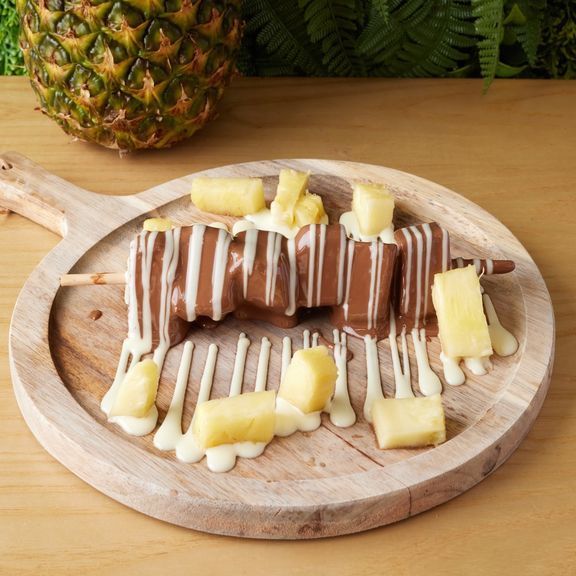 Chocolate Dipped Pineapple