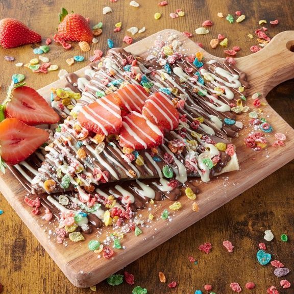 Fruity Pebbles Crepe