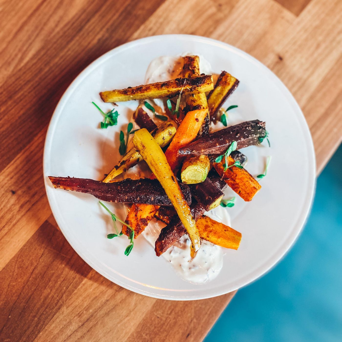 Roasted Rainbow Carrots
