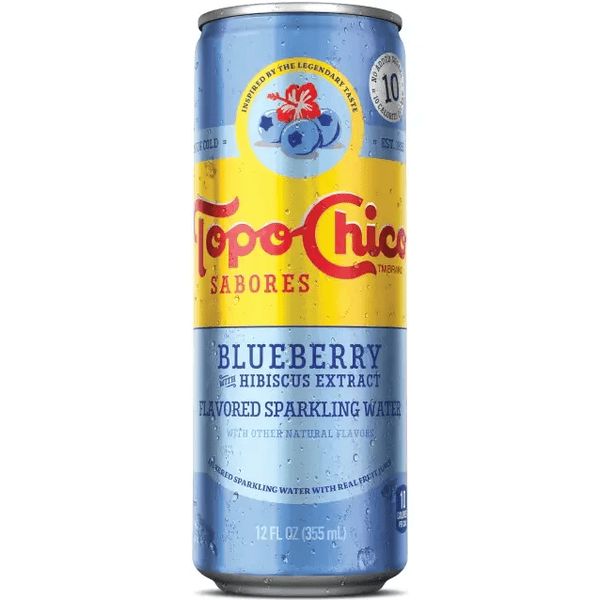 Topo Chico Sabores Blueberry Hibiscus