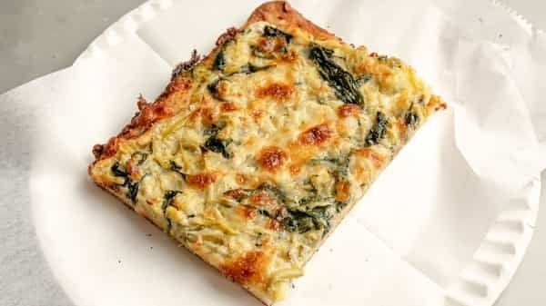 Spinach Artichoke Square Slice