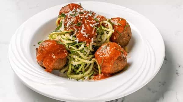 Zucchini Noodles Meatballs