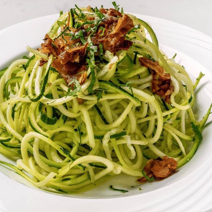 Zucchini Noodles Garlic Oil