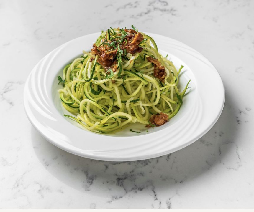 Zucchini Noodles Garlic Oil