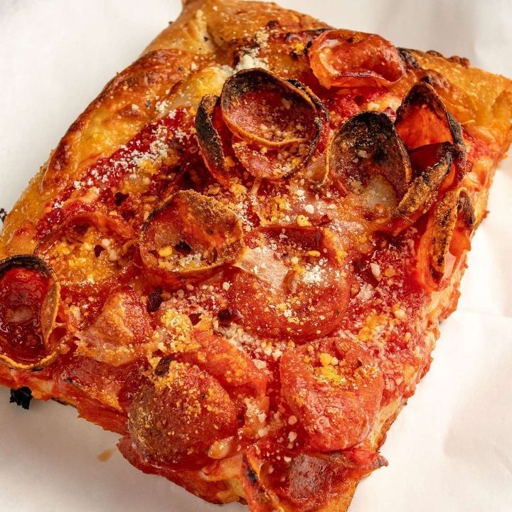 Pep Stuffed Crust Sicilian Slice